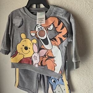 Disney Gray and Orange Kids Matching Set